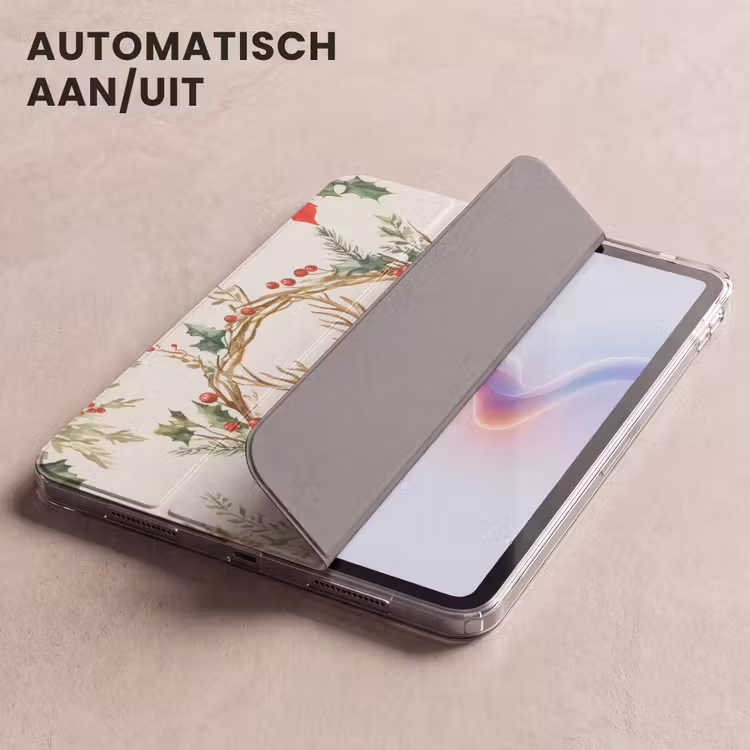 iPad hoes - Kerstkrans - Hert - Hulst - Rood — 4