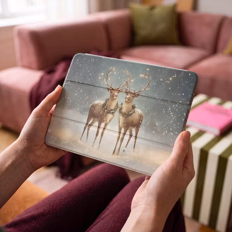 iPad hoes - Kerstmagie - Winterwoud - Rendier — 3
