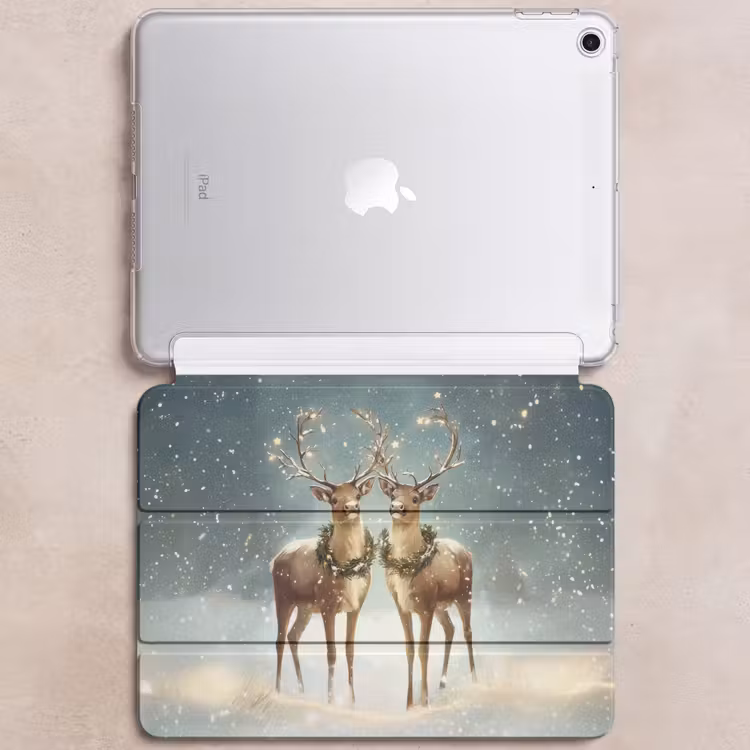 iPad hoes - Kerstmagie - Winterwoud - Rendier — 6