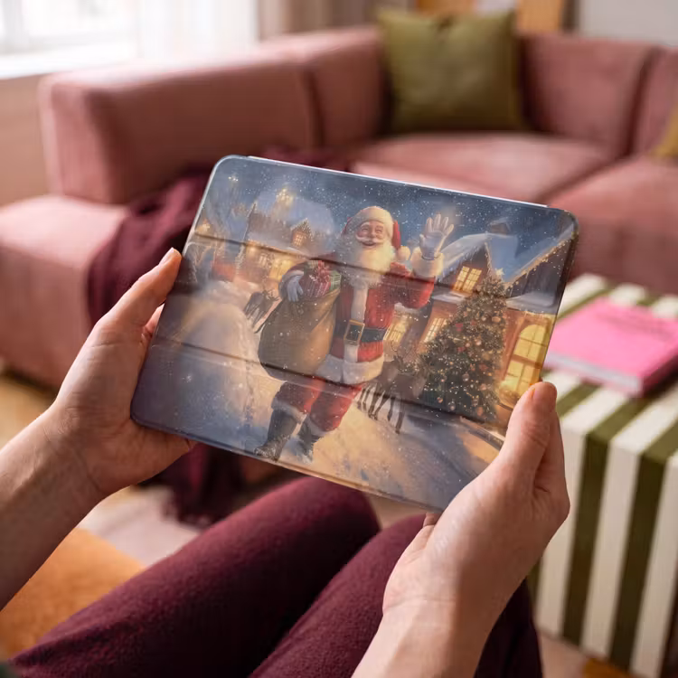 iPad hoes - Kerstman - Dorp - Hert - Donker — 3