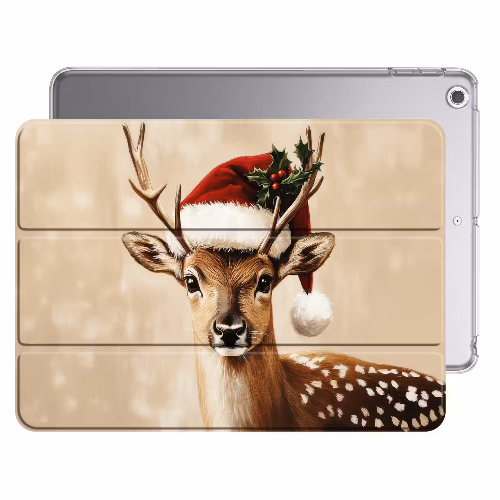 iPad hoes - Kerst - Hert - Gewei - Rood — 1