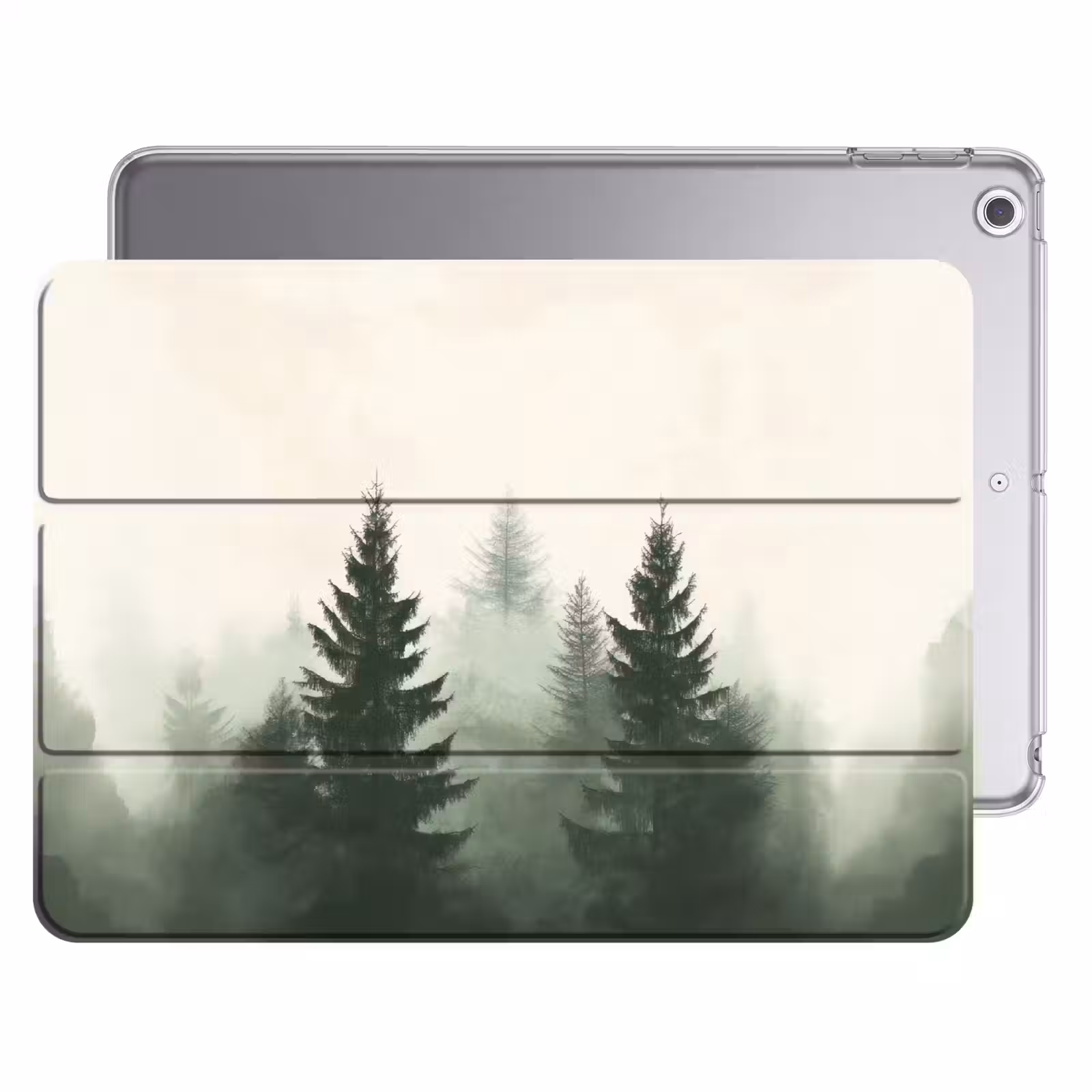 iPad hoes - Sparren - Bomen - Groen - Beige — 1
