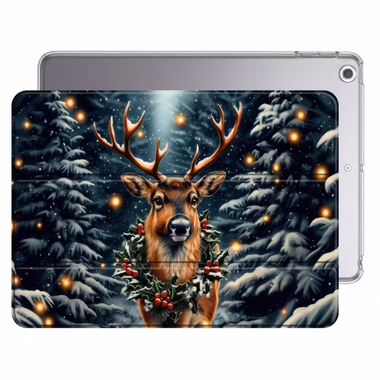 iPad hoes - Kerst - Magie - Bos - Kleurrijk — 1