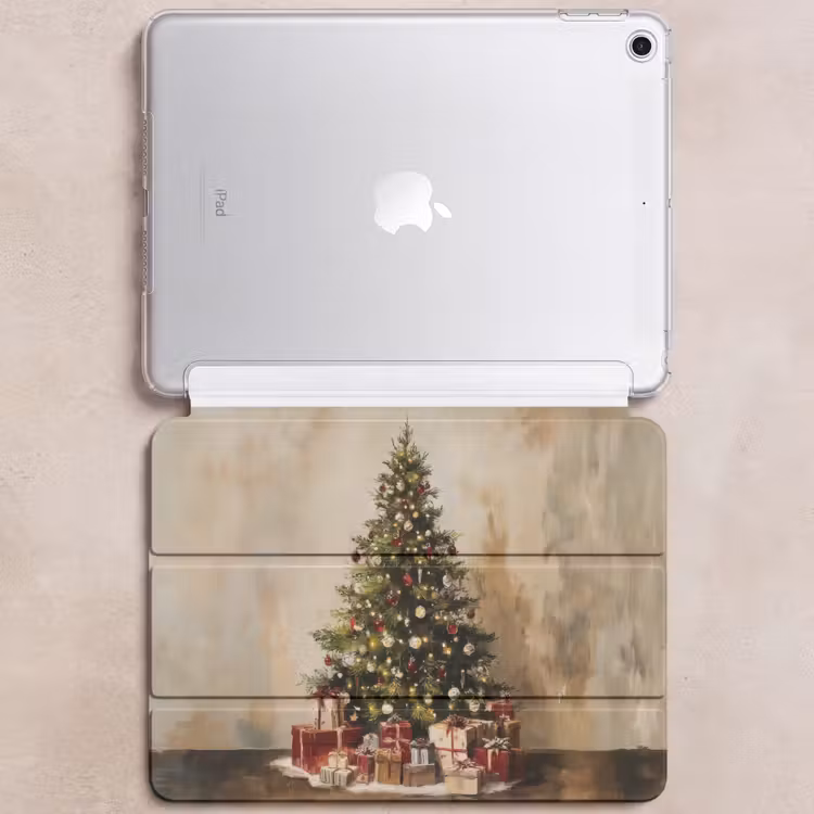 iPad hoes - Kerstboom - Versierd - Kleurrijk — 6