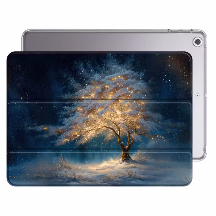 iPad hoes - Levensboom - Nacht - Donker - Blauw — 1