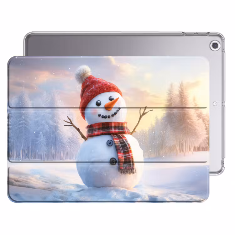 iPad hoes - Sneeuwpop - Zonsondergang - Wit — 1