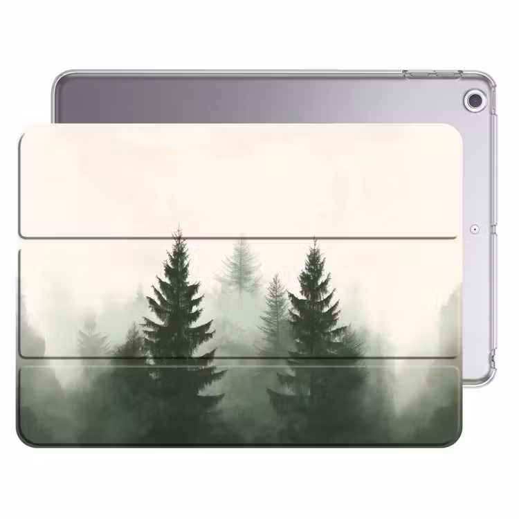 iPad hoes - Sparren - Bomen - Groen - Beige — 1