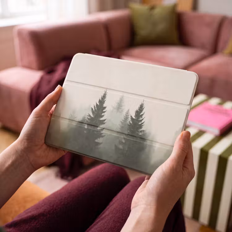 iPad hoes - Sparren - Bomen - Groen - Beige — 3