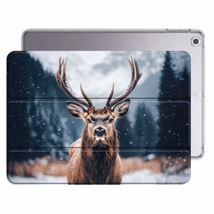 iPad hoes - Hert - Dieren - Landschap - Winter - Sneeuw — 1