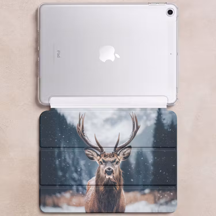 iPad hoes - Hert - Dieren - Landschap - Winter - Sneeuw — 6