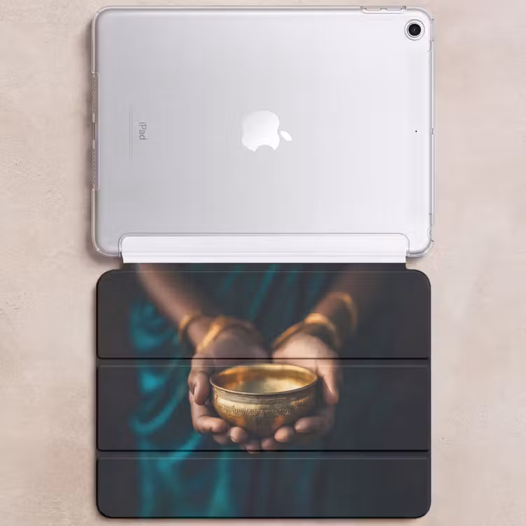 iPad hoes - Goud - Kom - Blauw — 6