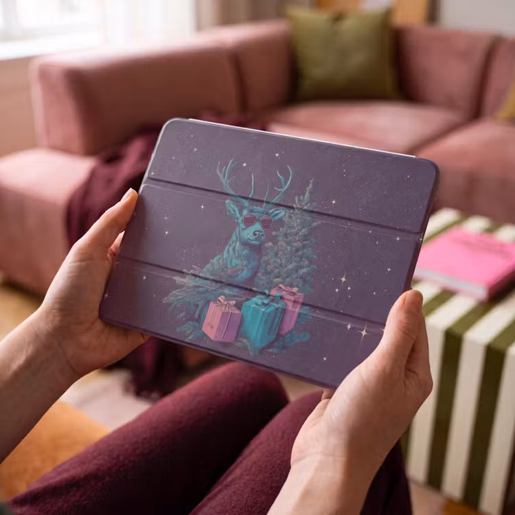 iPad hoes - Rendier - Zonnebril - Neon - Kerstboom — 3