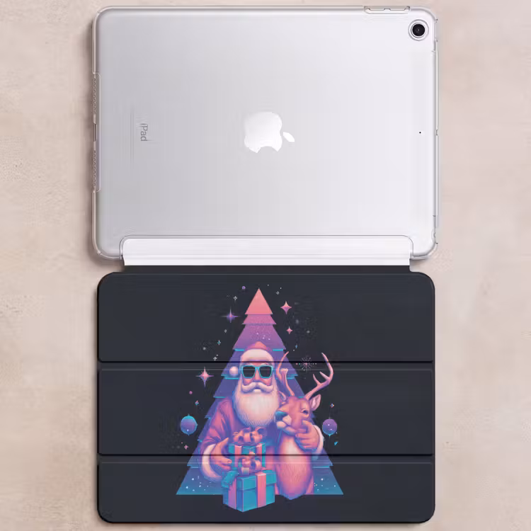 iPad hoes - Retro - Kerstman - Rendieren - Kerstboom — 6