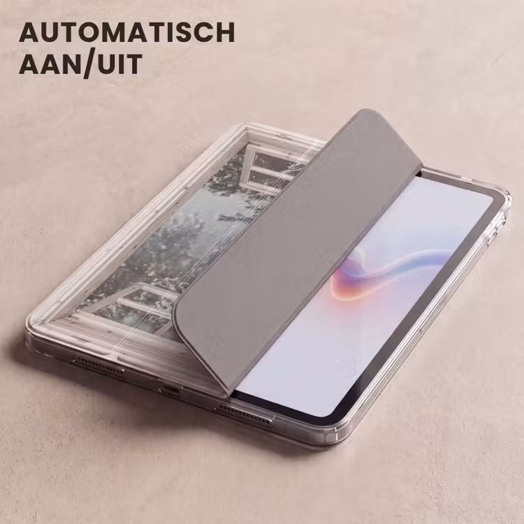 iPad hoes - Bos - Winter - Bomen - Natuur - Pad - Doorkijk - Wit — 4