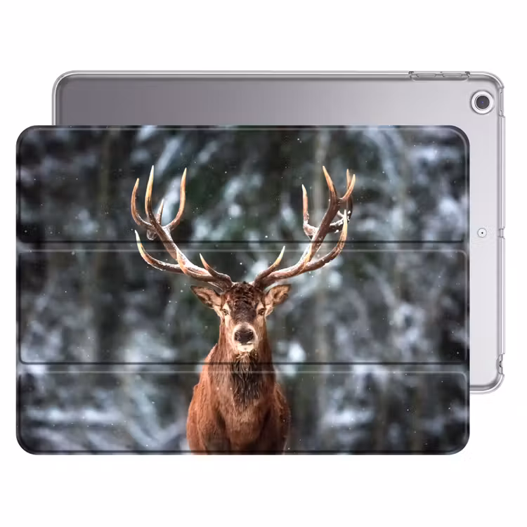 iPad hoes - Hert - Winter - Sneeuw - Bos - Natuur - Dier — 1