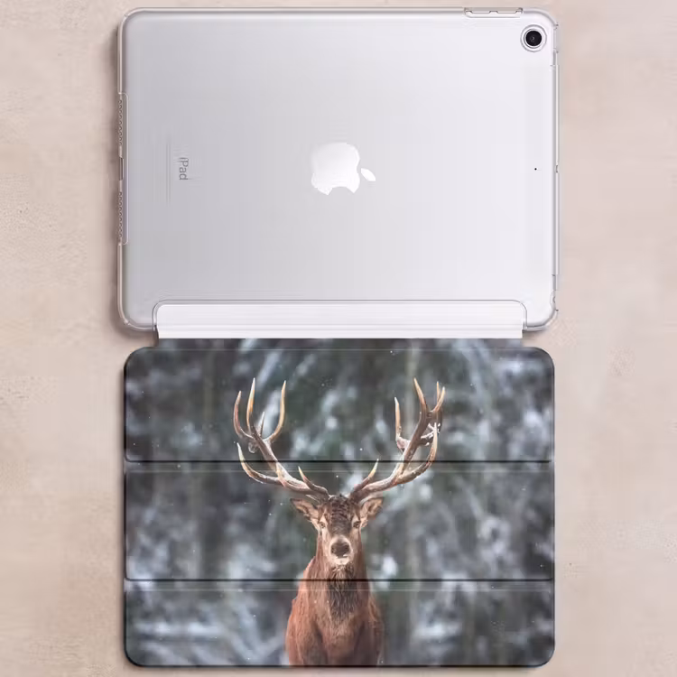 iPad hoes - Hert - Winter - Sneeuw - Bos - Natuur - Dier — 6