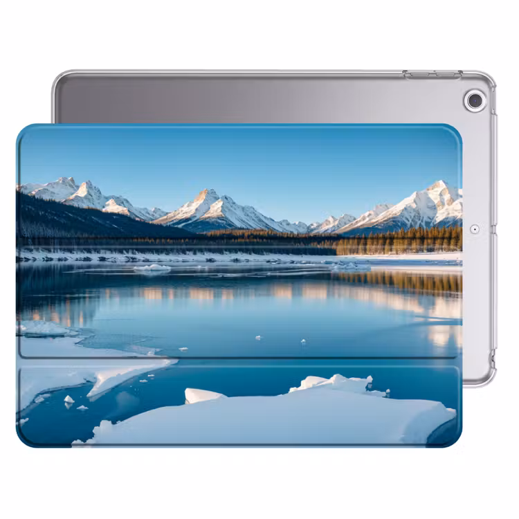 iPad hoes - Landschap - Winter - Meer - Bergen - Uitzicht - IJs — 1