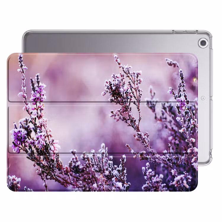iPad hoes - Lavendel - Winter - Bloemen - Paars — 1