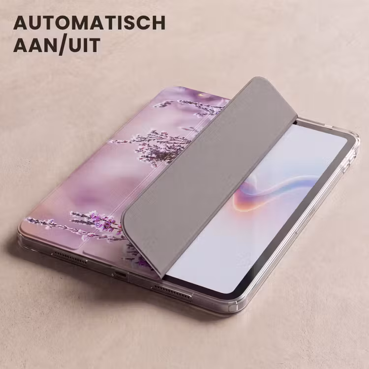 iPad hoes - Lavendel - Winter - Bloemen - Paars — 4