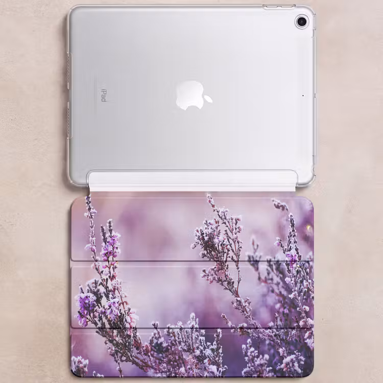 iPad hoes - Lavendel - Winter - Bloemen - Paars — 6