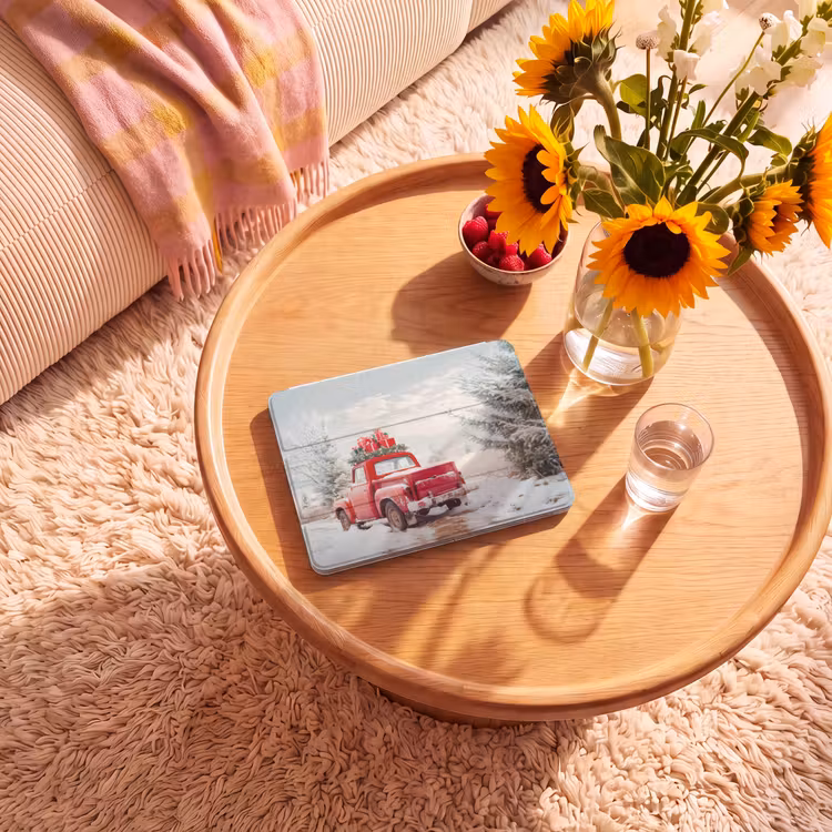 iPad hoes - Auto - Rood - Cadeaus - Winter - Sneeuw - Kerst — 2