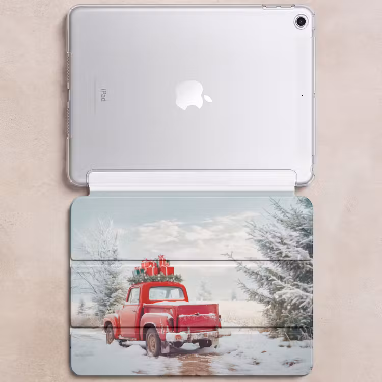 iPad hoes - Auto - Rood - Cadeaus - Winter - Sneeuw - Kerst — 6
