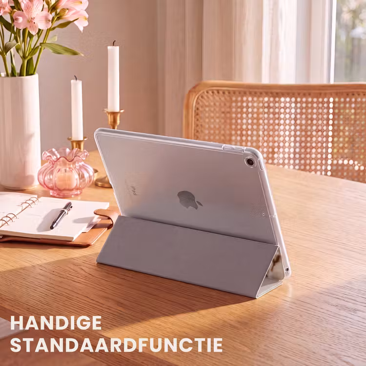 iPad hoes - Bloemen - Winter - Wit - Sneeuw - Beige — 5