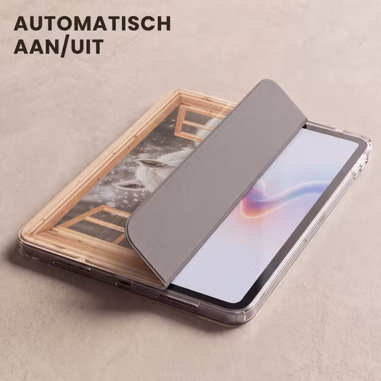 iPad hoes - Doorkijk - Paard - Wit - Winter - Sneeuw - Dieren — 4