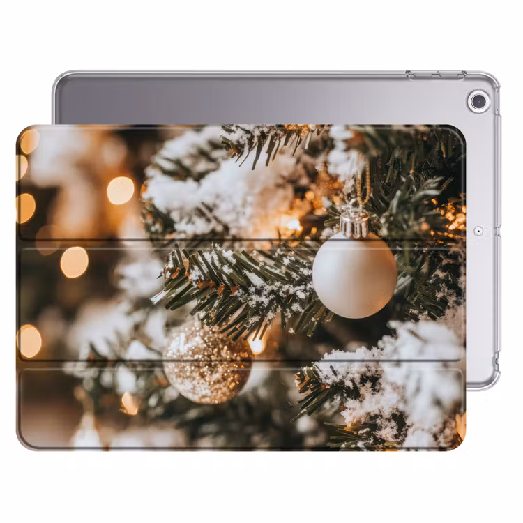 iPad hoes - Kerst - Kerstboom - Winter - Binnen - Sneeuw — 1
