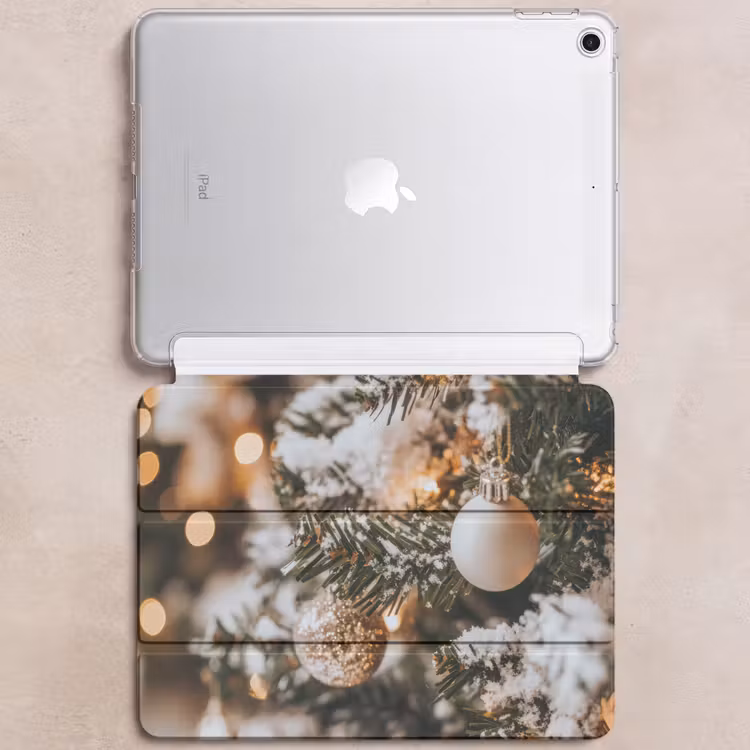 iPad hoes - Kerst - Kerstboom - Winter - Binnen - Sneeuw — 6