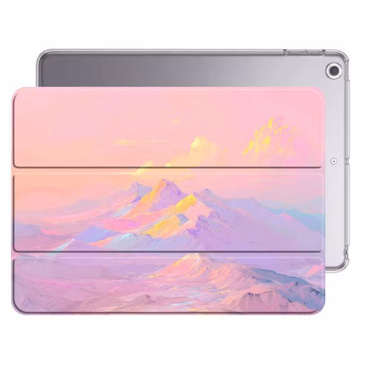iPad hoes - Bergtoppen - Wolken - Dromerig — 1