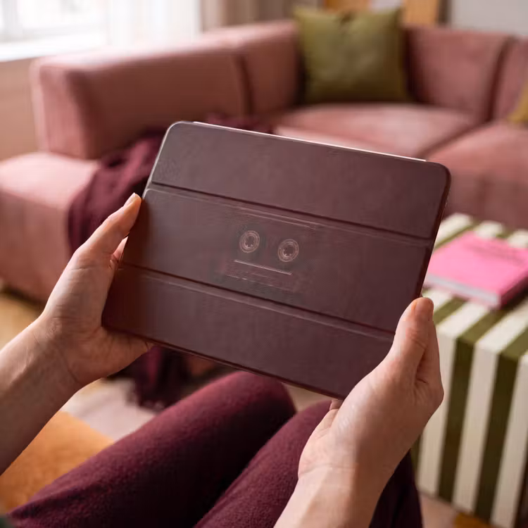 iPad hoes - Cassetteband - Bordeaux - Vintage — 3