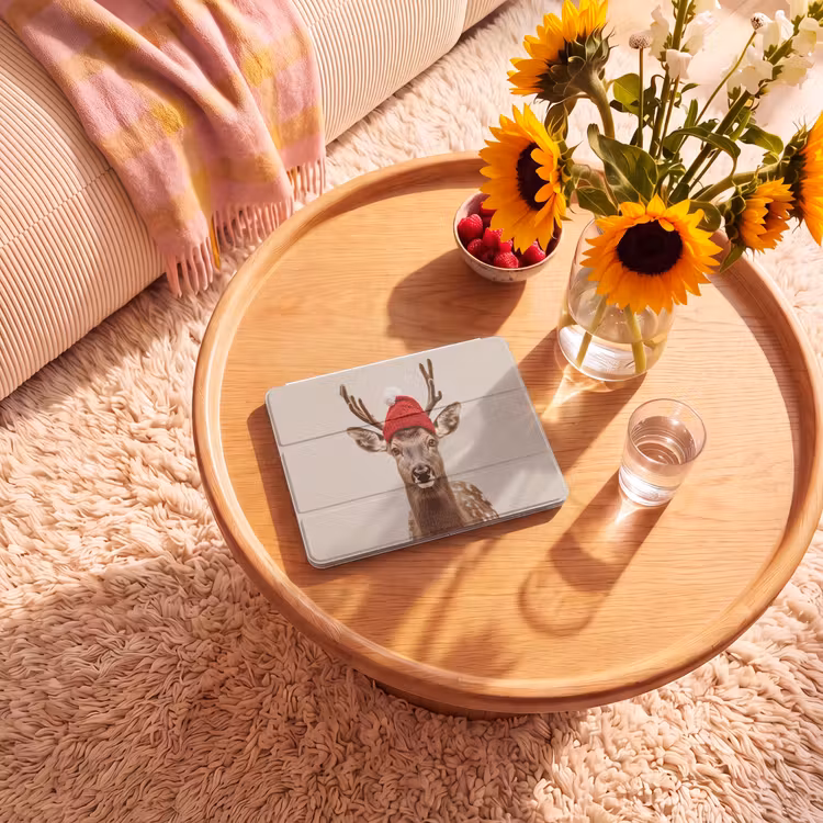 iPad hoes - Hert - Kerst - Muts - Dieren - Winter - Grappig — 2