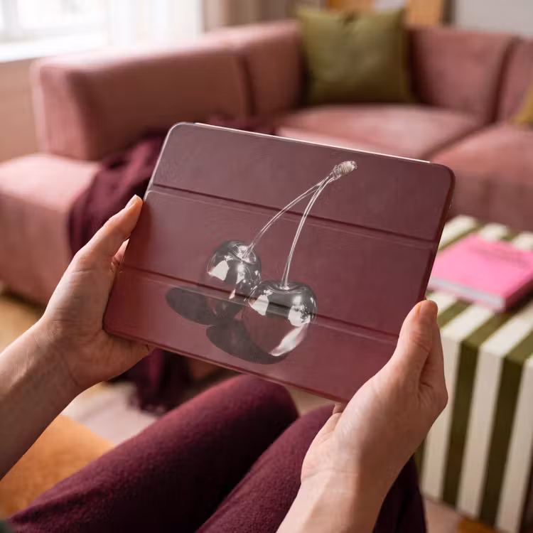 iPad hoes - Kersen - Glanzend - Bordeaux — 3