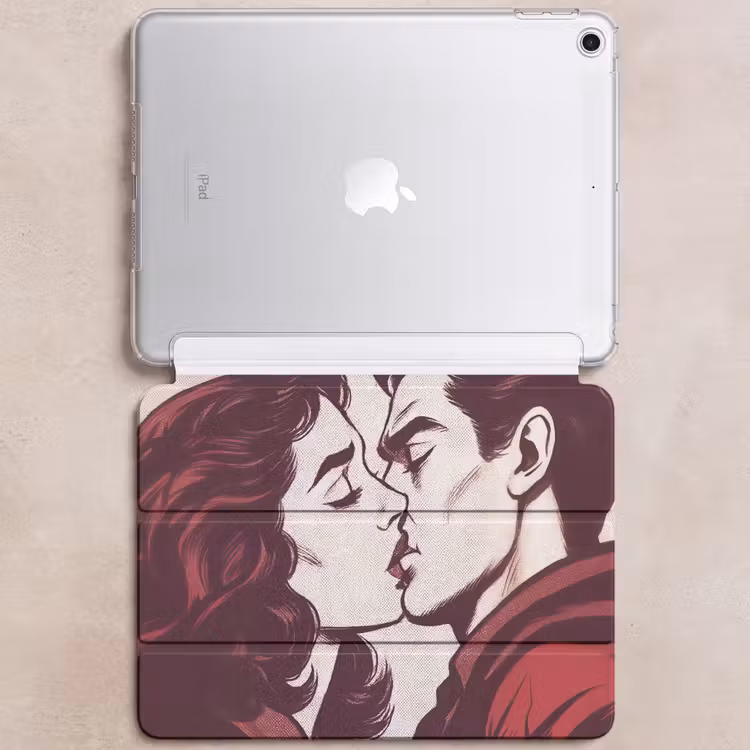 iPad hoes - Kussen - Personen - Retro - Bordeaux — 6