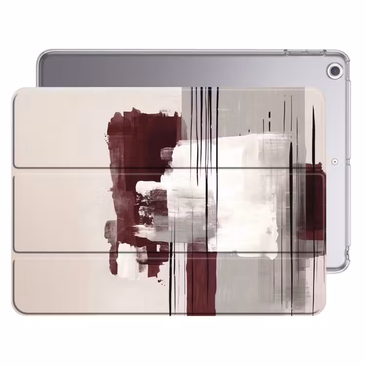 iPad hoes - Penseelstreken - Abstract - Lijnen - Rood — 1