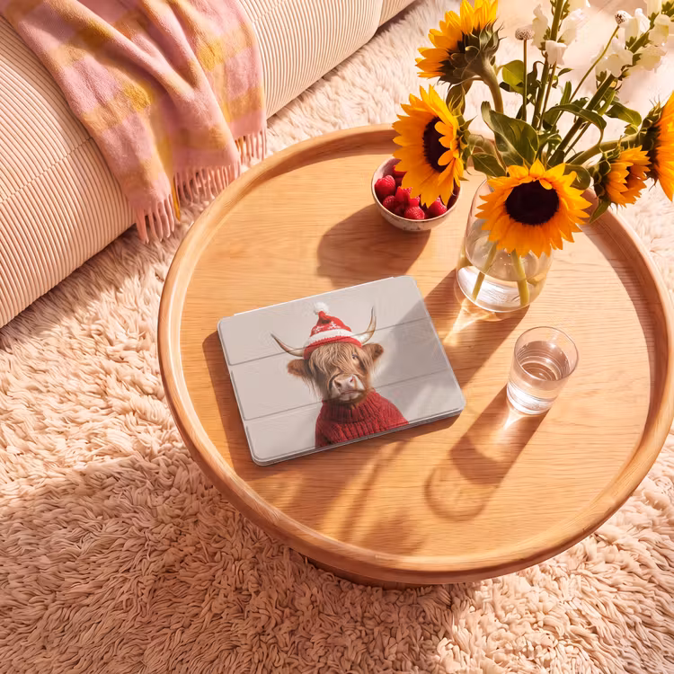 iPad hoes - Schotse Hooglander - Kerst - Muts - Trui - Winter — 2