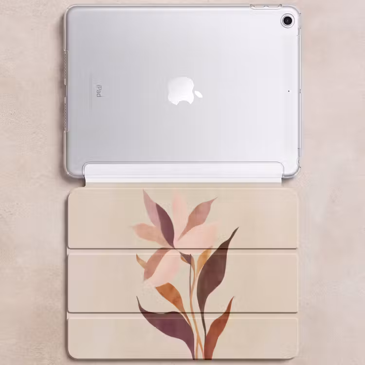 iPad hoes - Bloemen - Blaadjes - Minimalistisch - Roze — 6