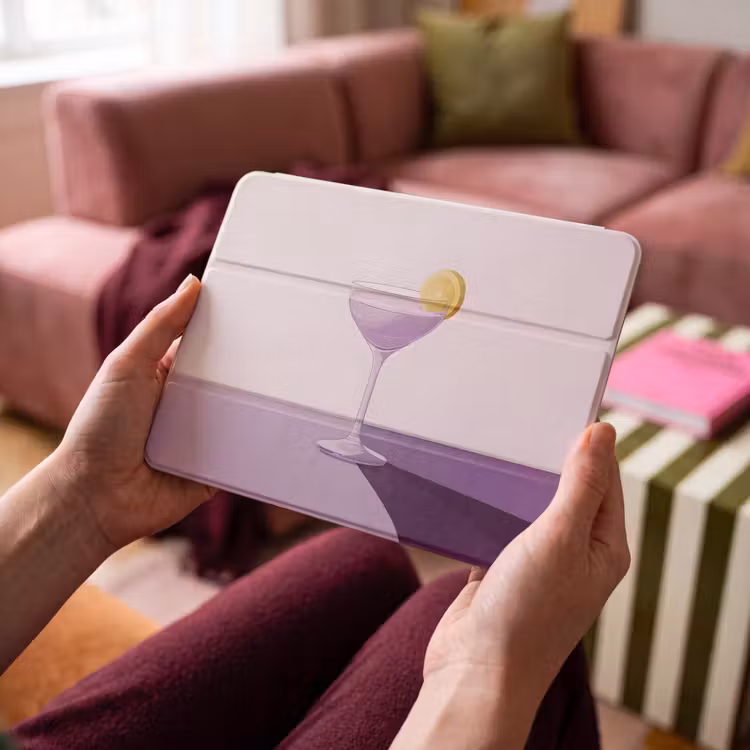 iPad hoes - Cocktail - Paars - Minimalistisch - Citroen — 3