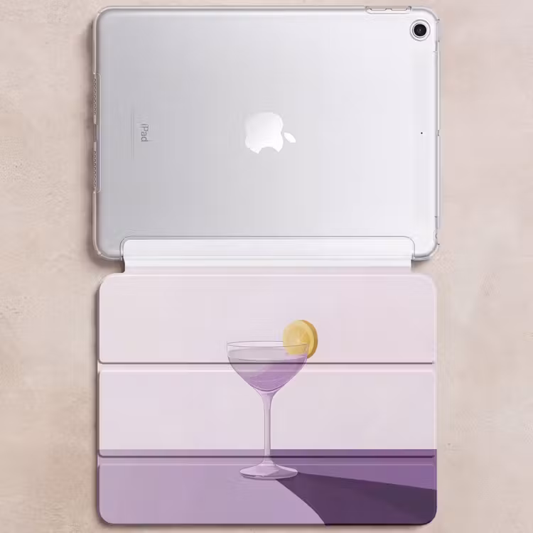 iPad hoes - Cocktail - Paars - Minimalistisch - Citroen — 6