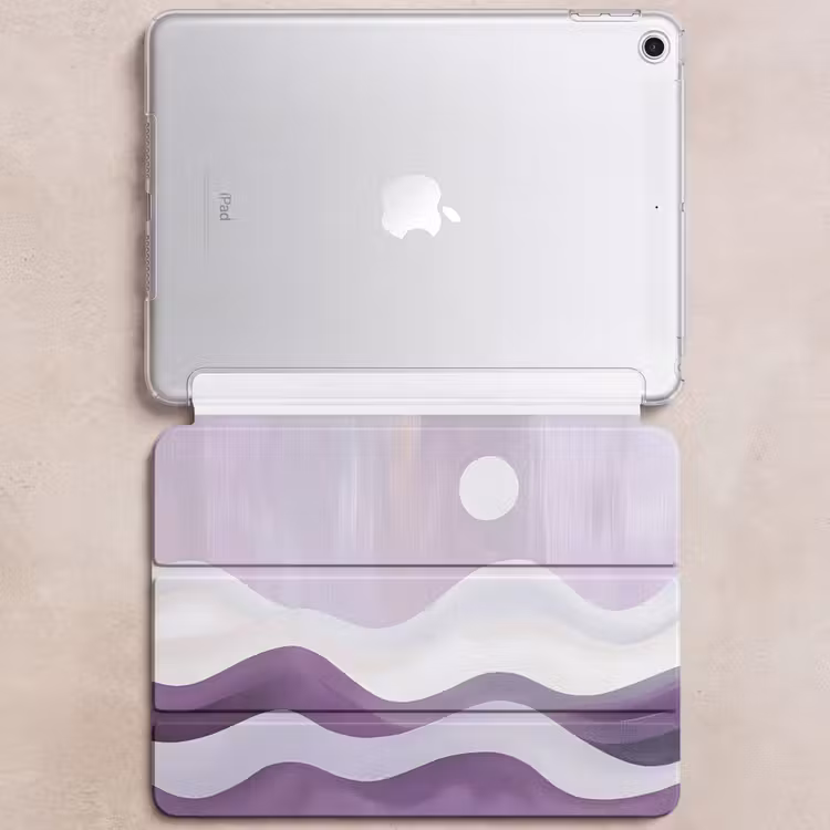 iPad hoes - Golven - Heuvels - Abstract - Paars — 6