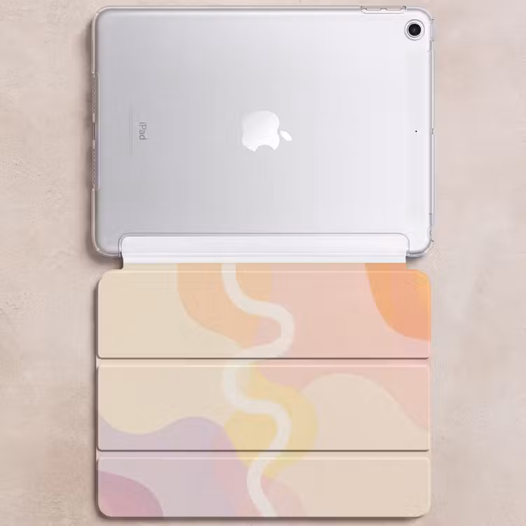 iPad hoes - Golvende vormen - Abstract - pastel — 6