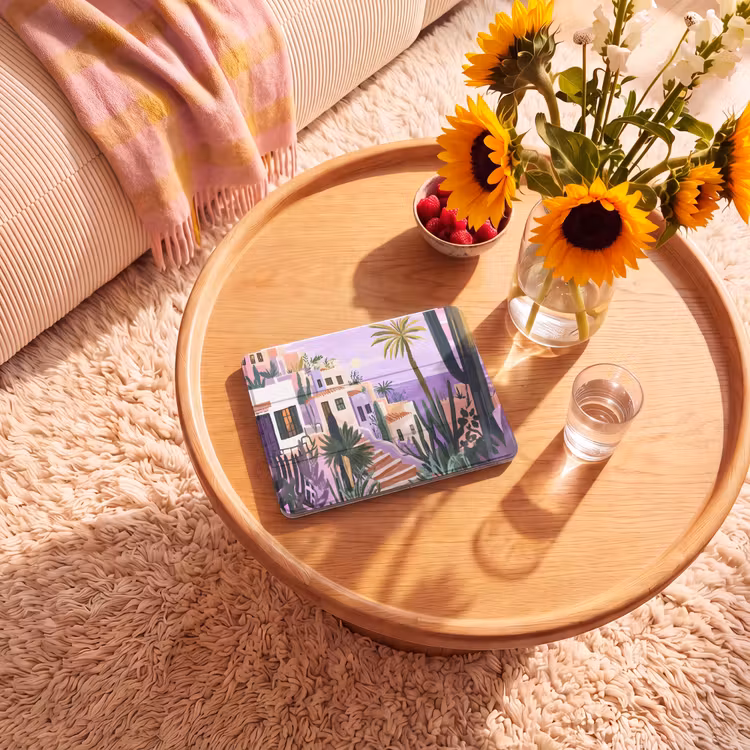 iPad hoes - Huizen - Minimalistisch - Palmbomen - Kust — 2