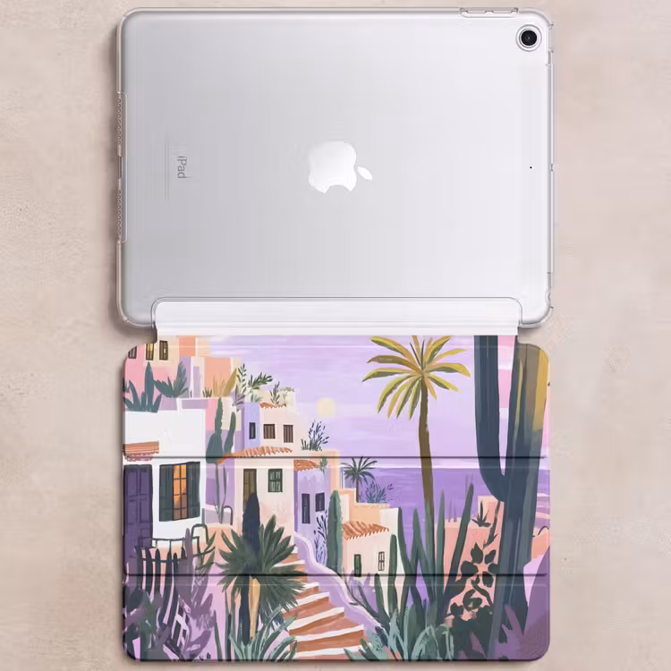 iPad hoes - Huizen - Minimalistisch - Palmbomen - Kust — 6