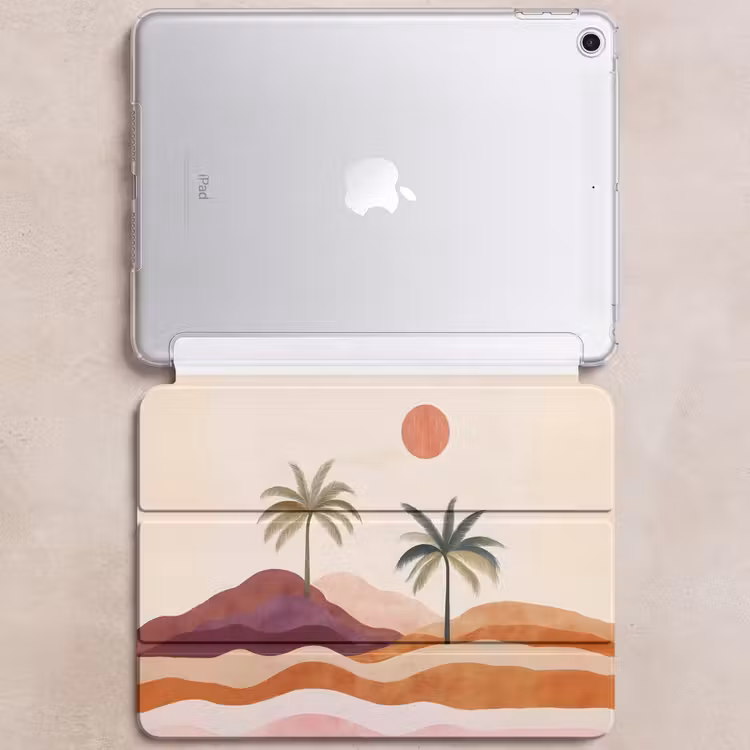 iPad hoes - Palmbomen - Abstract - Zon - Heuvels — 6