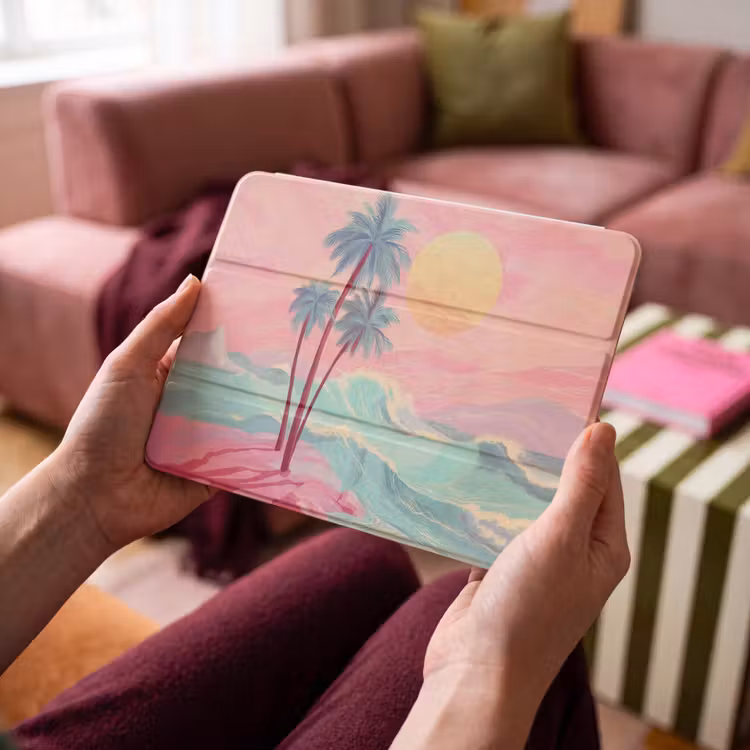 iPad hoes - Palmbomen - Golven - Zee — 3
