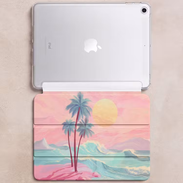 iPad hoes - Palmbomen - Golven - Zee — 6
