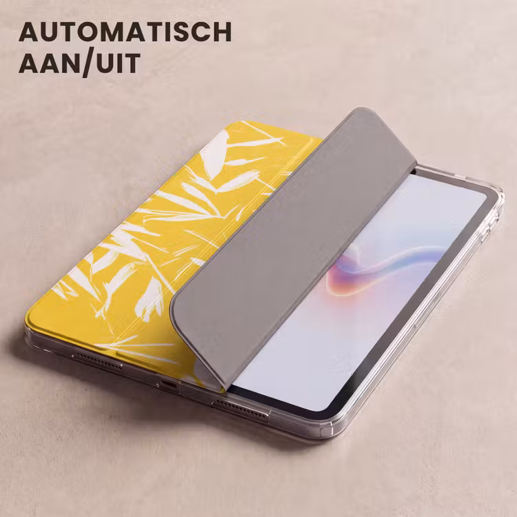 iPad hoes - Abstract - Bladeren - Geel - Penseelstreken — 4