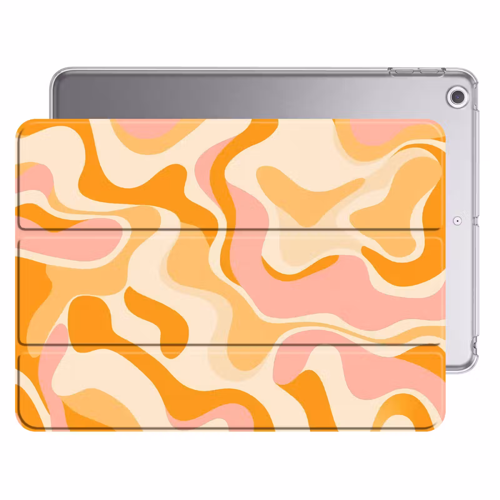iPad hoes - Abstract - Golvend - Oranje — 1