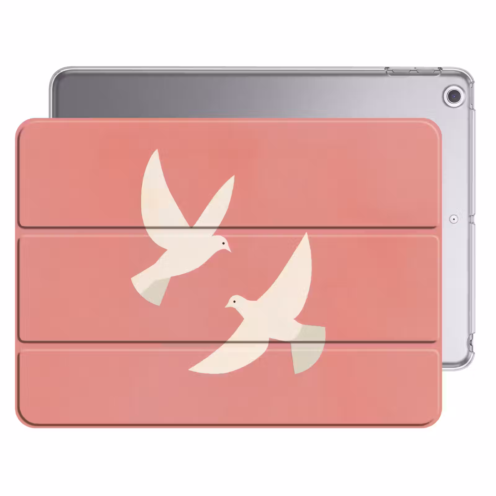 iPad hoes - Duiven - Wit - Sierlijk — 1